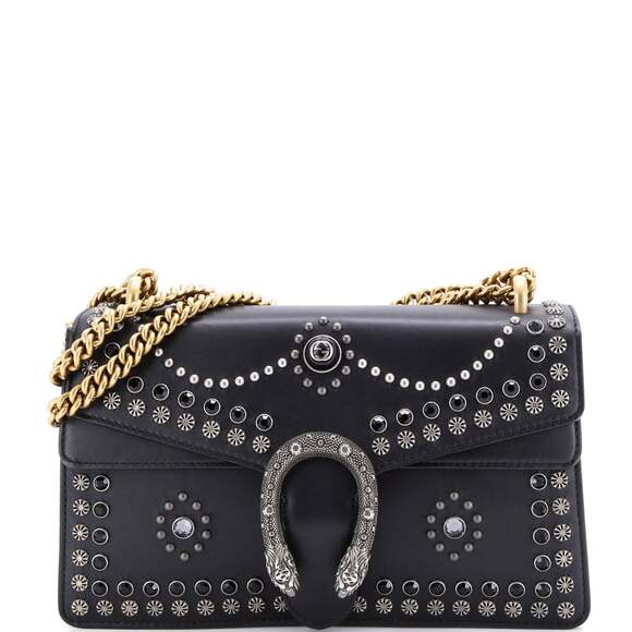 Dionysus Bag Studded Leather Small #204591G17B - Picture 1 of 7